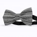 Papion personalizat, inspiratie tematic traditional, model alb-negru